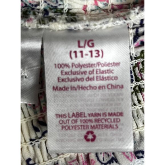 No Boundaries Peasant Top Womens Large New On Off Shoulder Floral - Picture 8 of 11